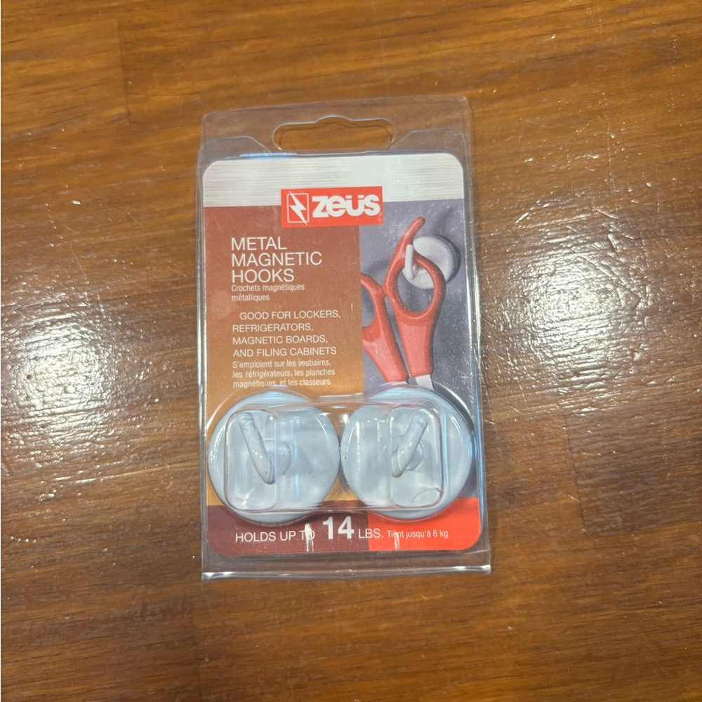 Zeus Silver Magnetic Hooks